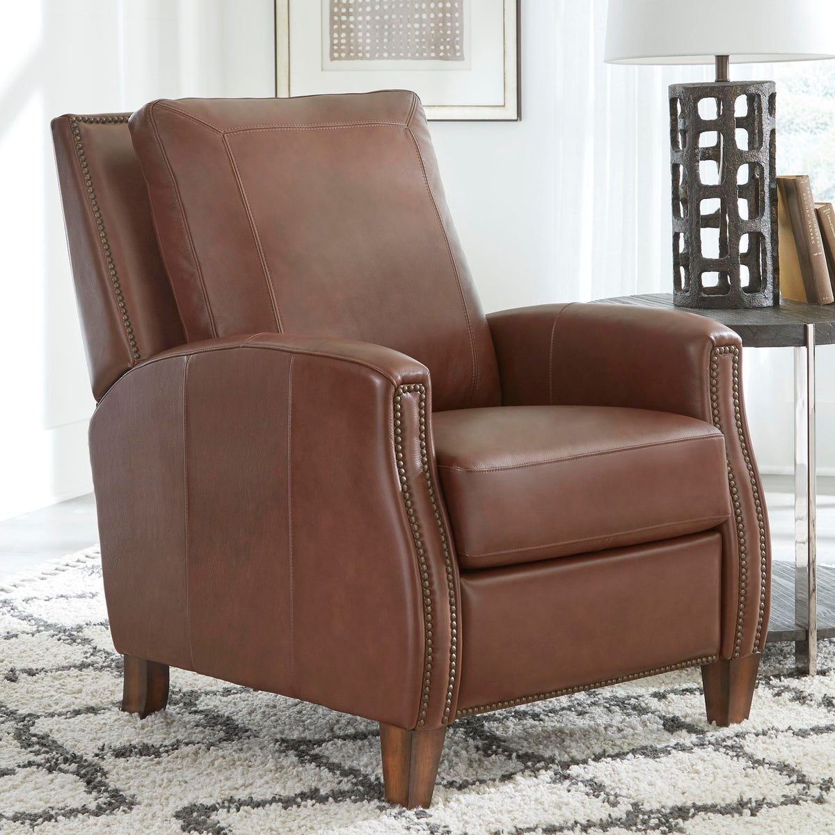 Hunter - Power Cordless High Leg Recliner