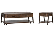 Hallie - Lift Top Storage Cocktail Table Set