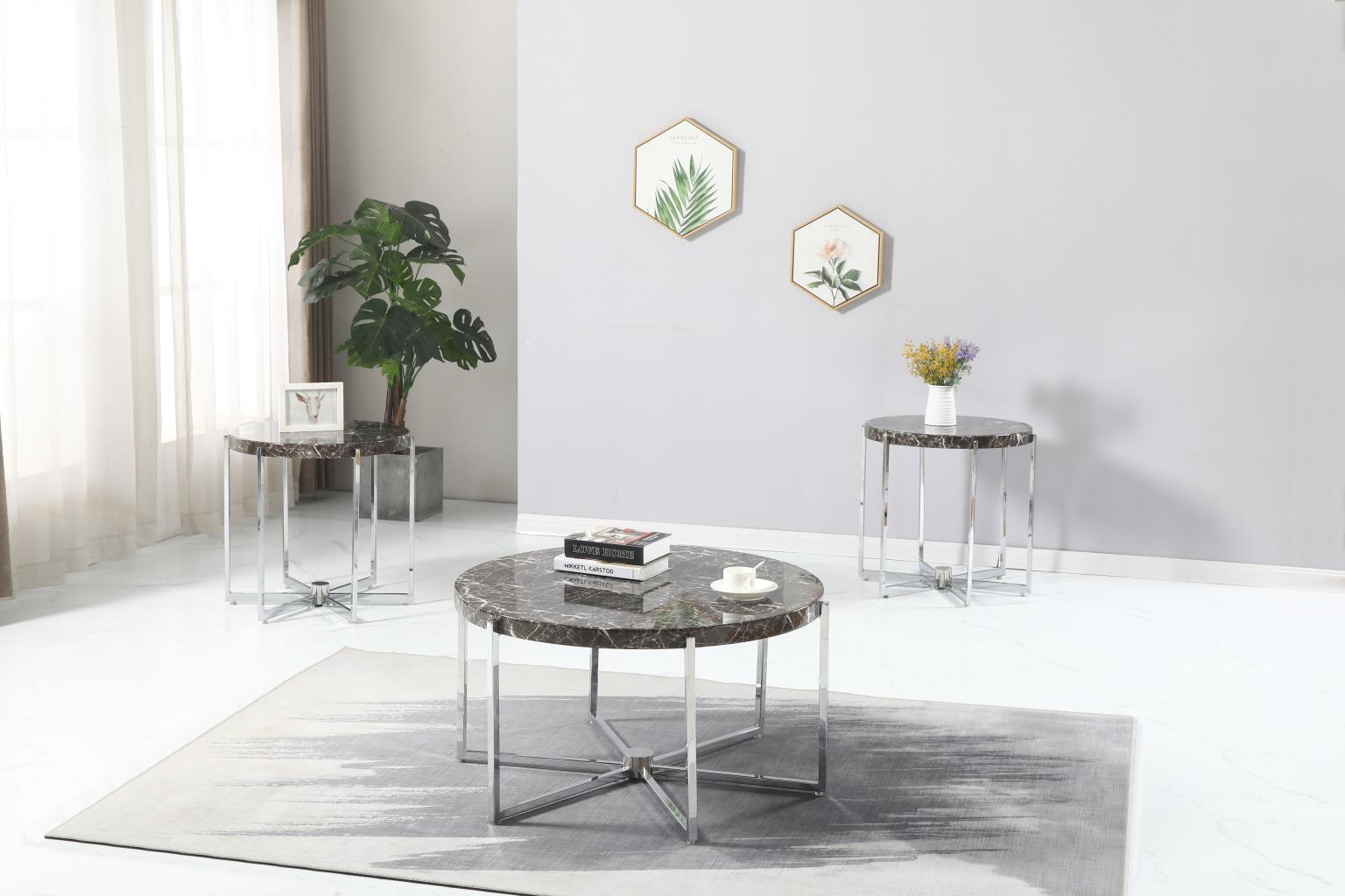 T270 - Table Set (Set of 3) - Brown
