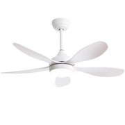 42" Ceiling Fan With Remote Control, DC Reversible Motor, 6 Speeds, 3Cct LED Light - White