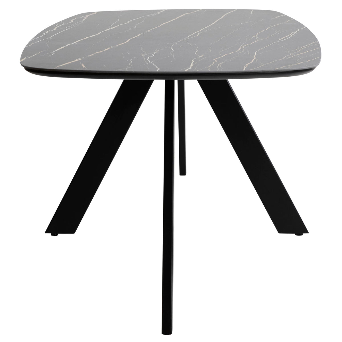 Tribeca - Dining Table - Black With Black