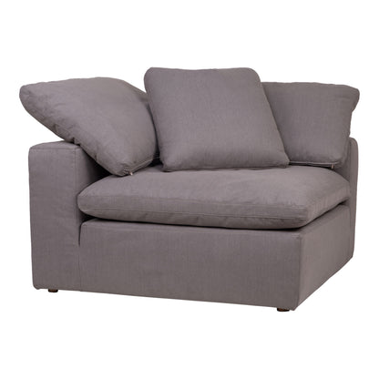 Clay - Livesmart Fabric Corner Chair - Light Gray