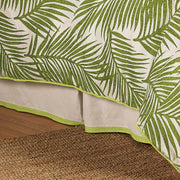 Capri - King Bed Skirt - Green