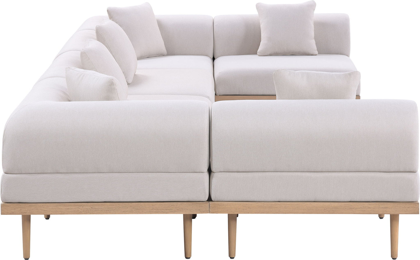 Laguna - 6 Piece 142" Outdoor Patio Modular Sectional