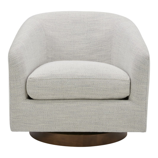 Oscy - Swivel Chair - Splashed White