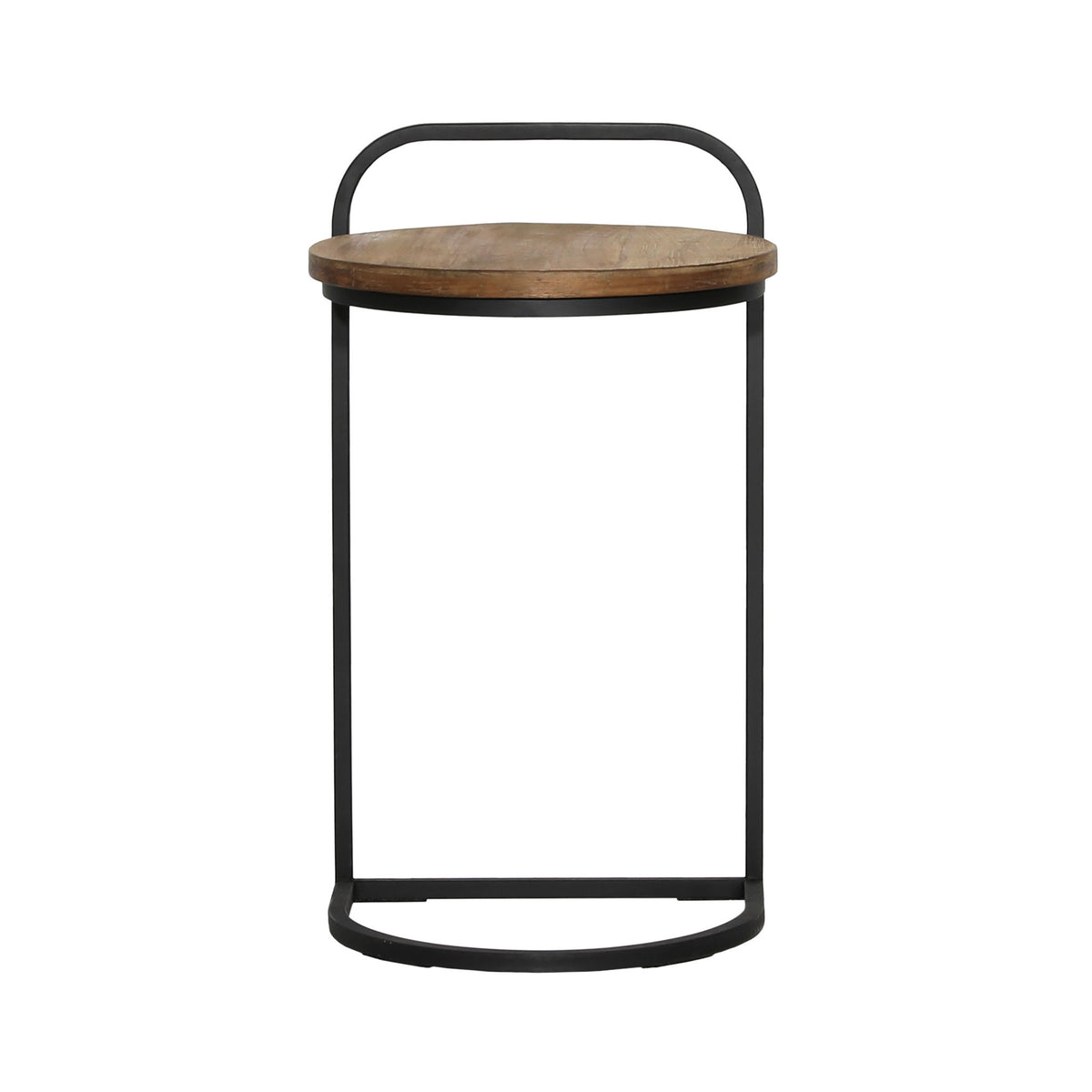 Leigh - Laptop End Table - Natural And Black