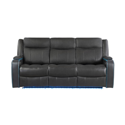 Blanca - Power Reclining Set With LED Lights, USB And Built In Speakers