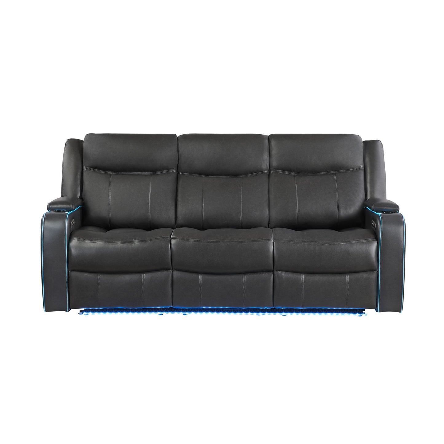 Blanca - Power Reclining Set With LED Lights, USB And Adjustable Headrest