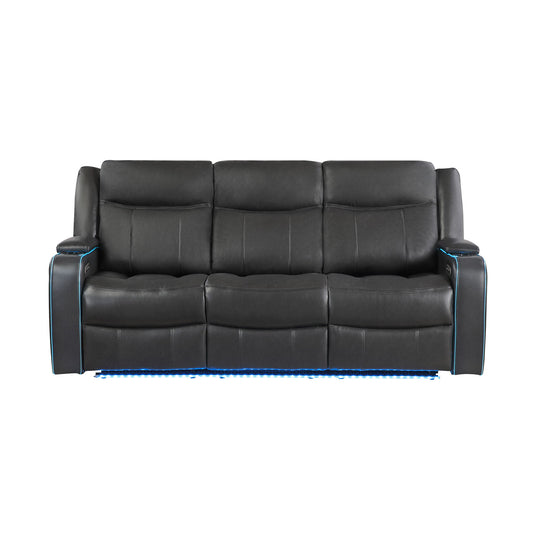 Blanca - Power Reclining Set With LED Lights, USB And Adjustable Headrest