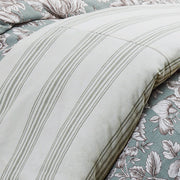Gramercy - Queen Stripe Duvet Cover - White