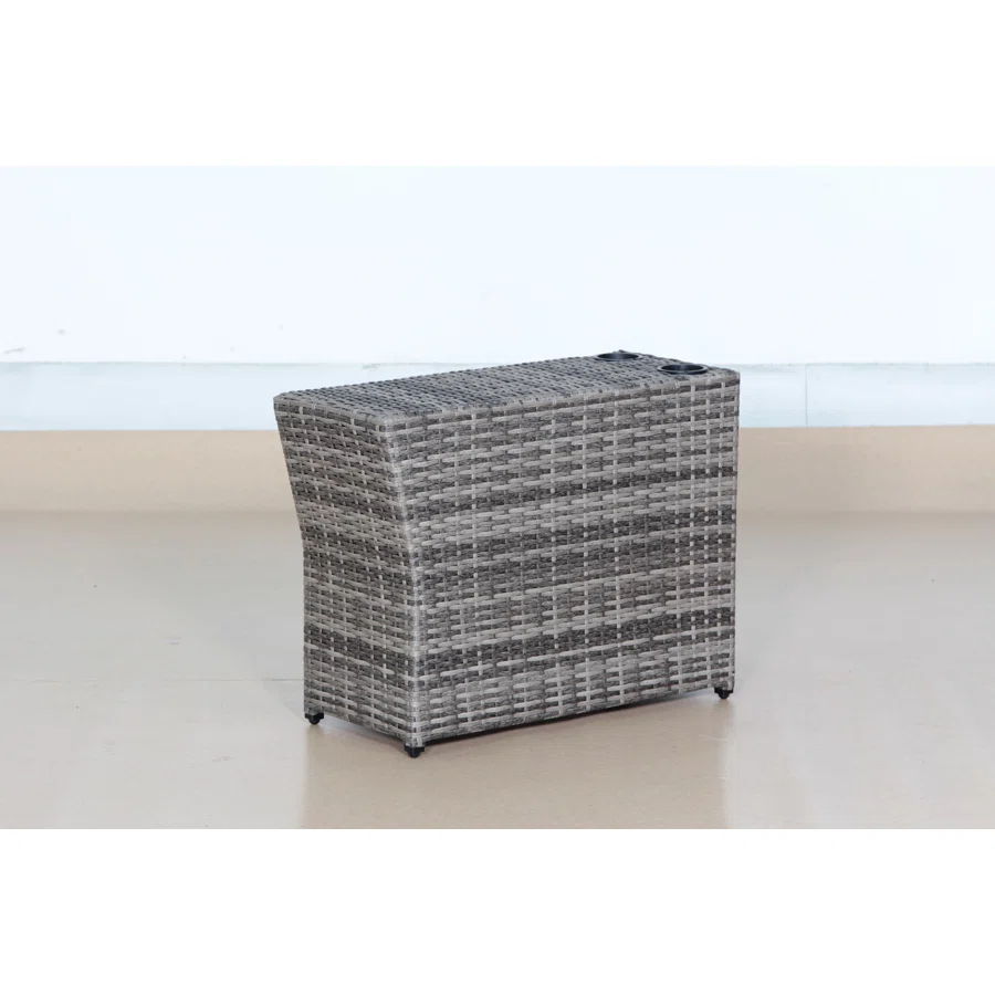Shick Outdoor Side Table - Gray Mix