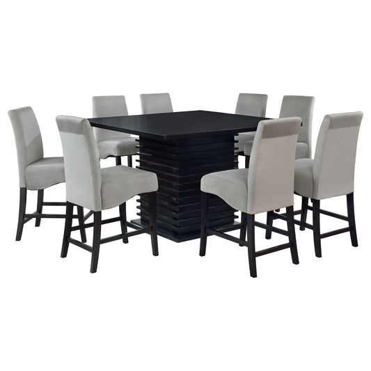 Giannis - 9 Piece Dining Set - Black
