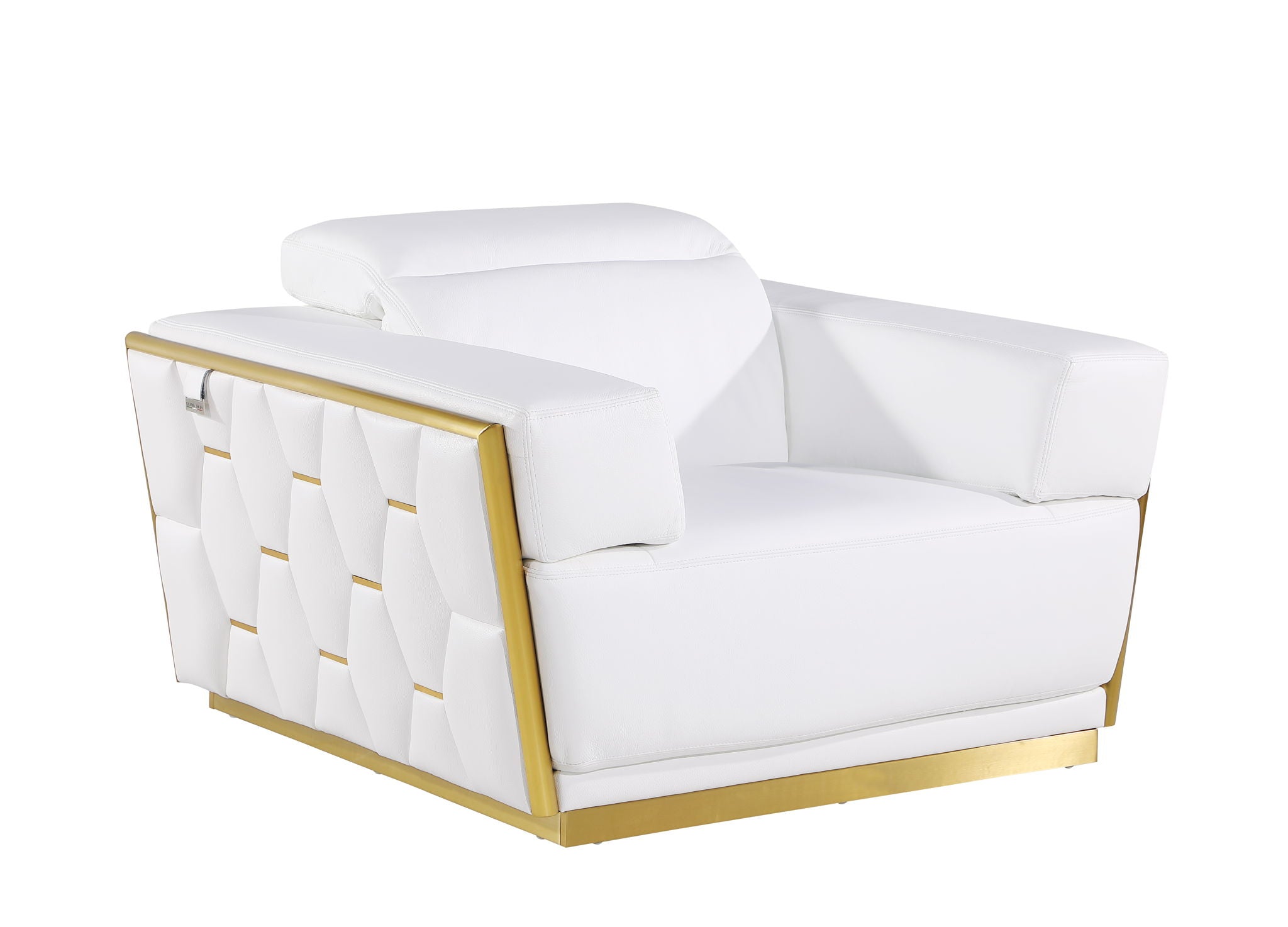 1111 - Leather Chair - Beige