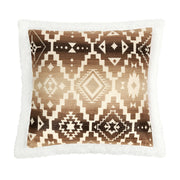 Campfire - Chalet Aztec Campfire Sherpa Pillow - Multi Color