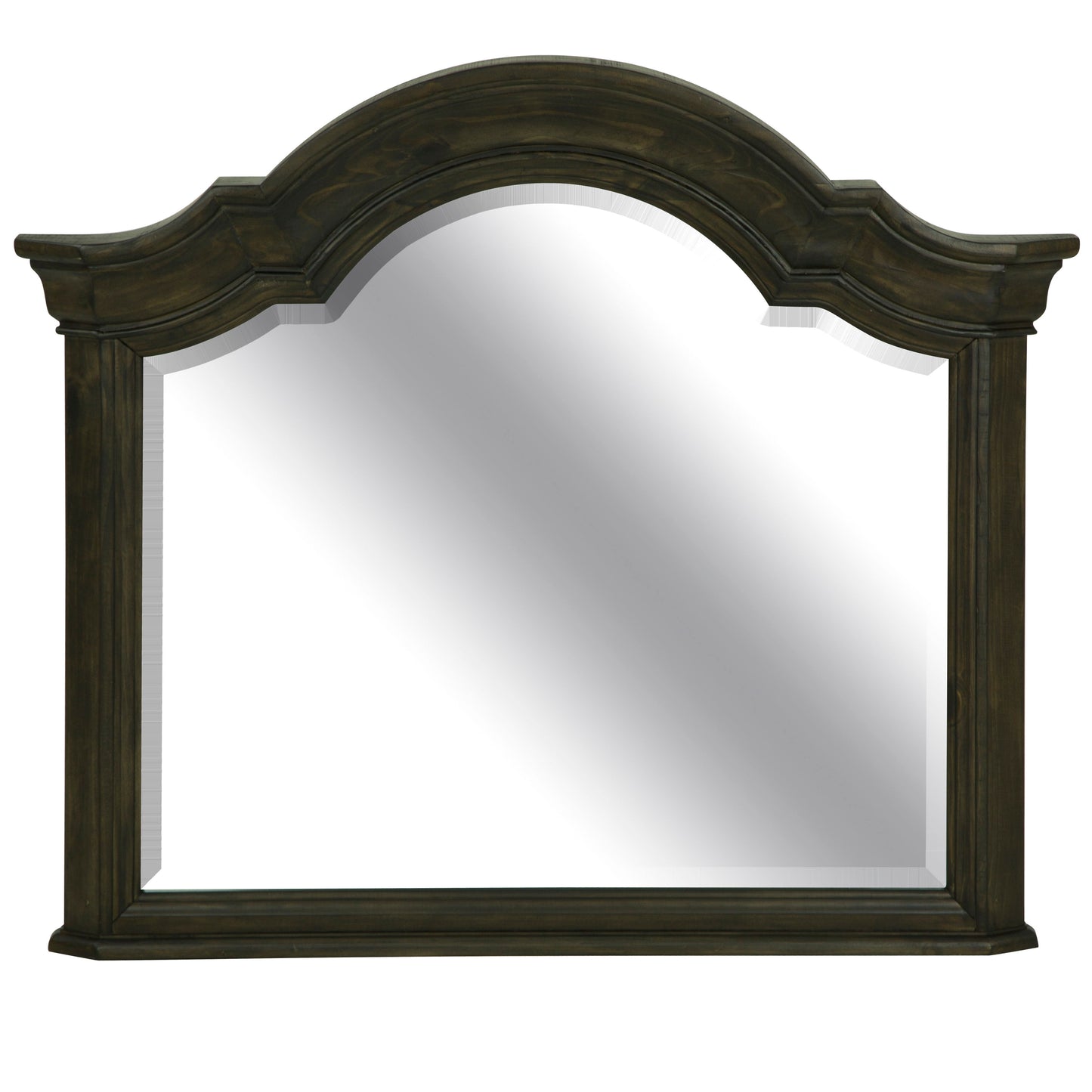 Bellamy - Shaped Mirror - Peppercorn