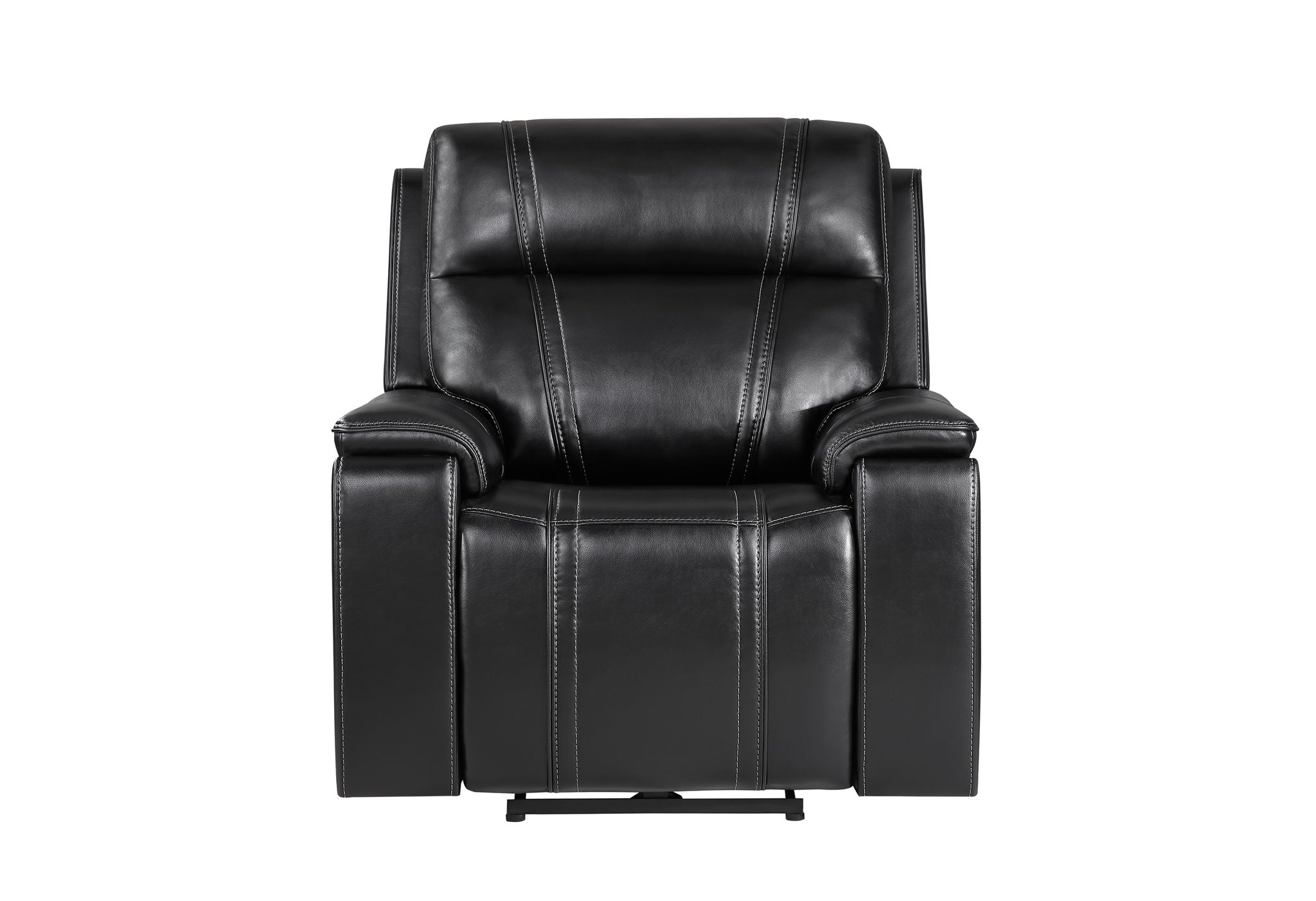 U8880 - Power Recliner With Armrest Cupholder - Black