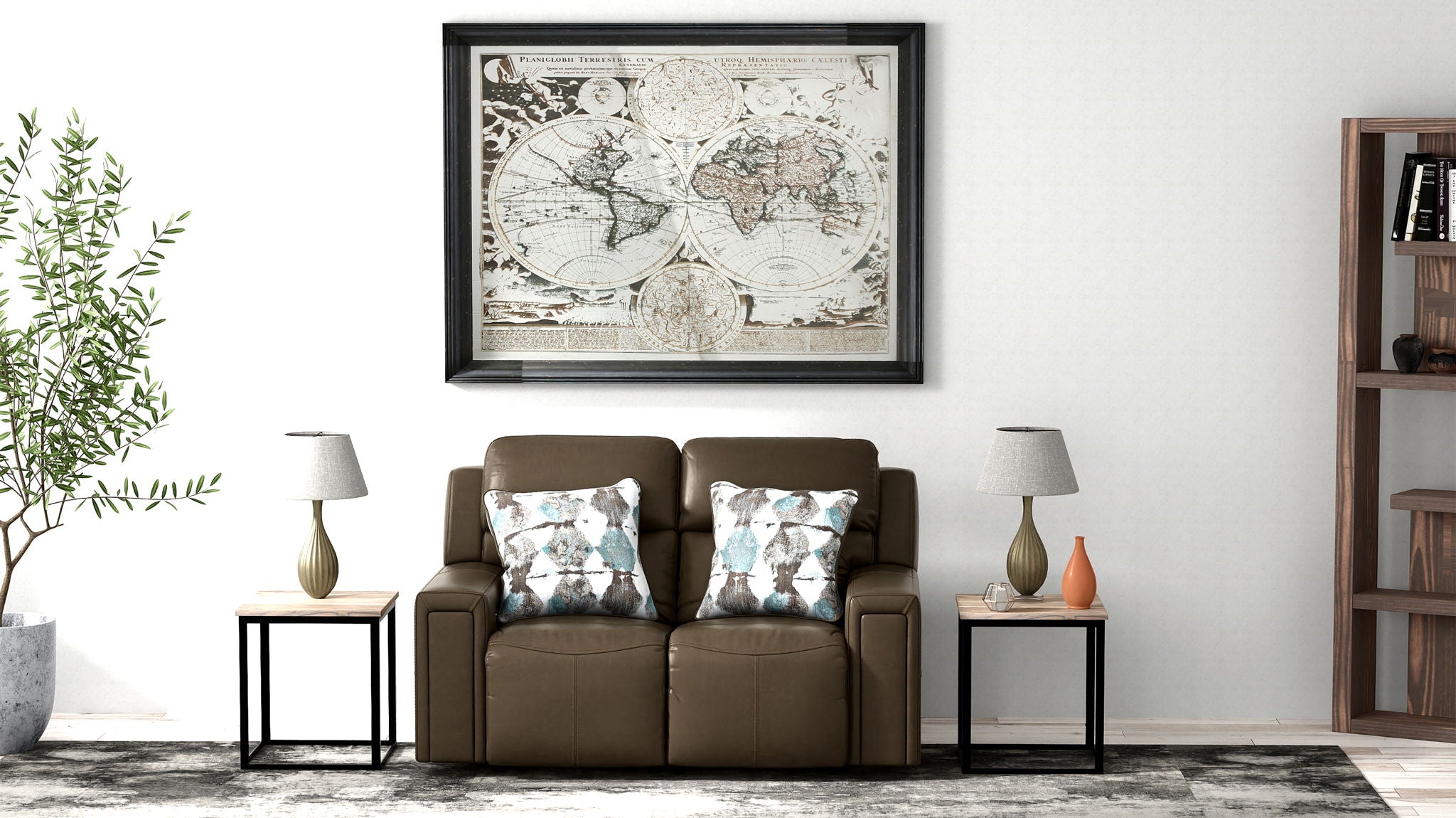 Arezzo Power Headrest Power Reclining Loveseat