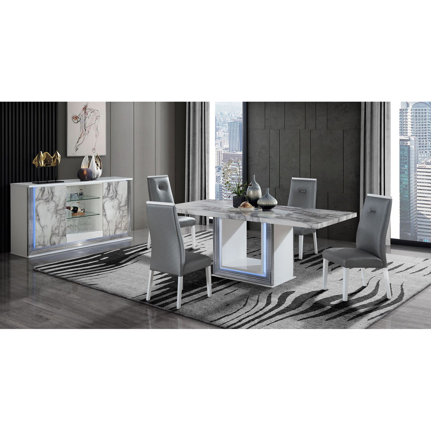Moon - Dining Chairs (Set of 2) - Gray