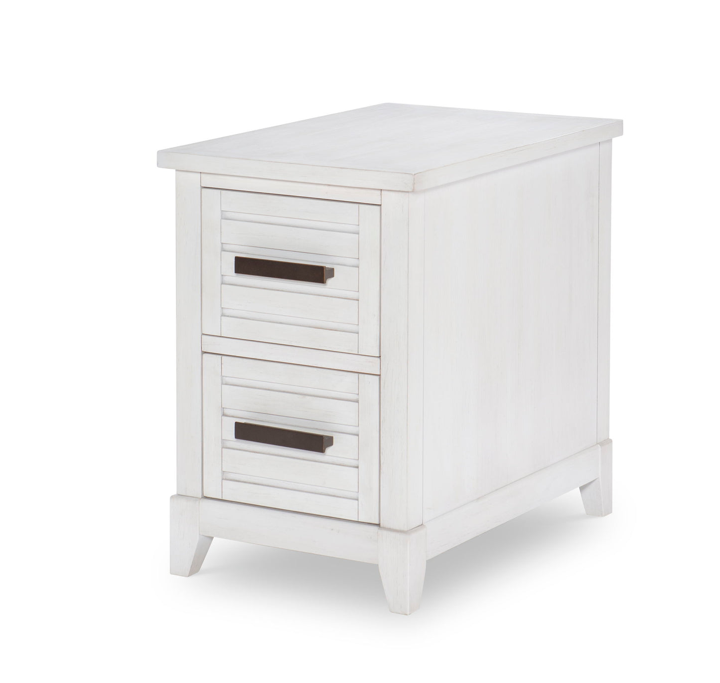 Edgewater Sand Dollar - Square Chairside Table - White
