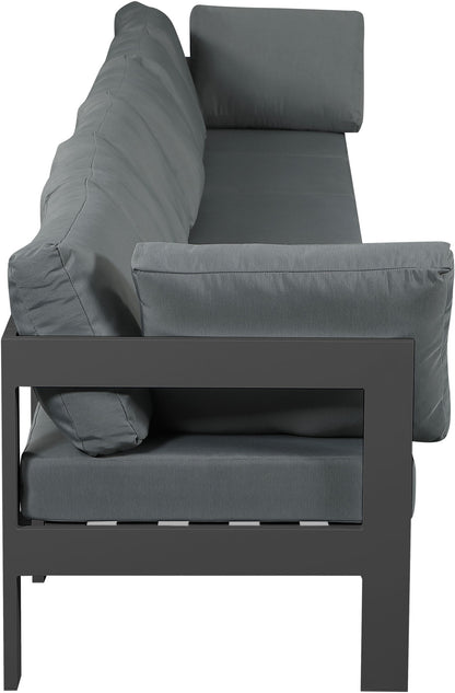 Nizuc - Outdoor Patio 6 Seat Modular Sofa With Gray Frame