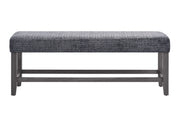 D8030DT - Dining Table Bench - Black / Brown