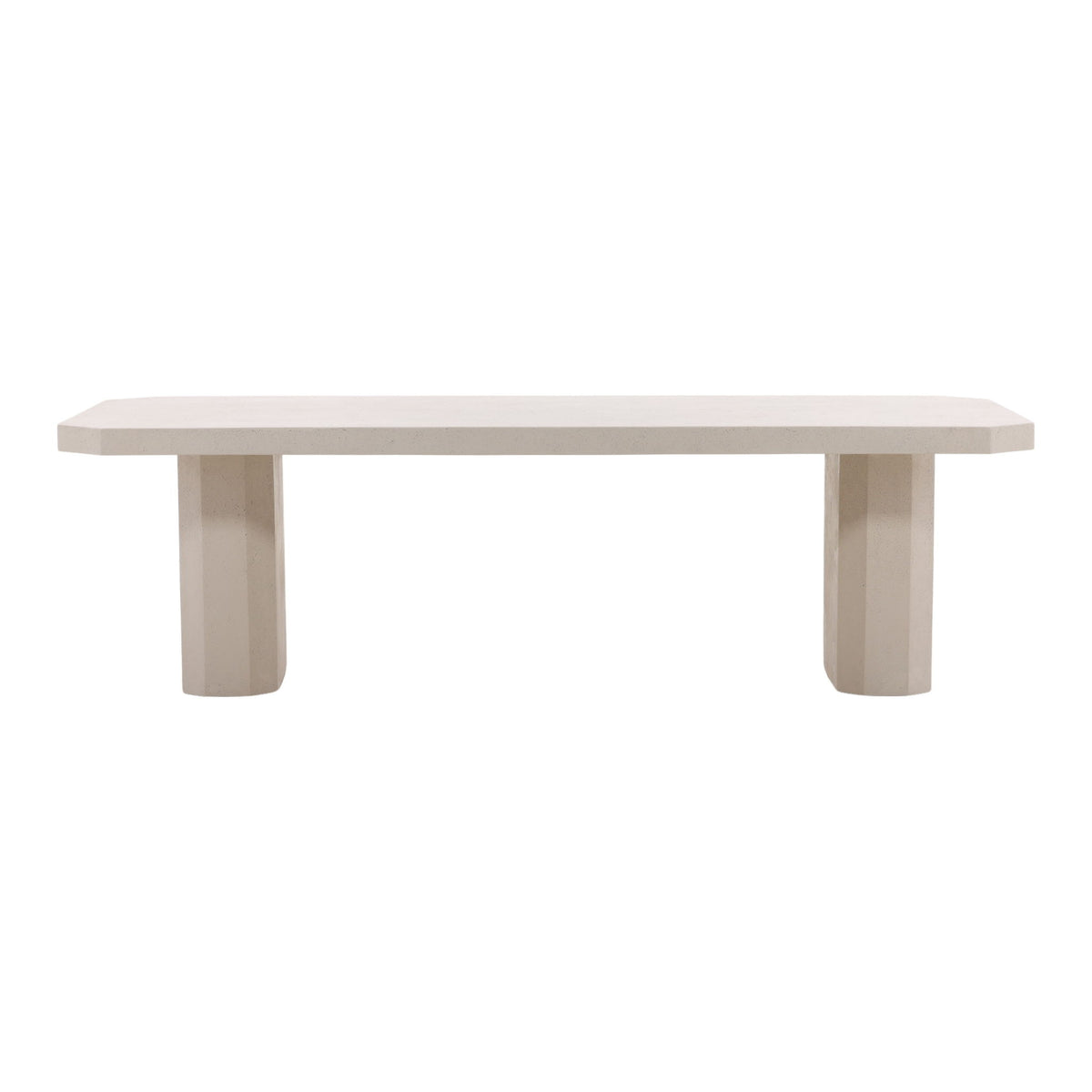 Prism - Outdoor Dining Table - Ivory