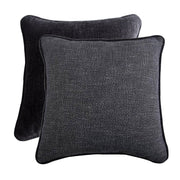 Hamilton - Reversible Euro Sham - Black / Gray