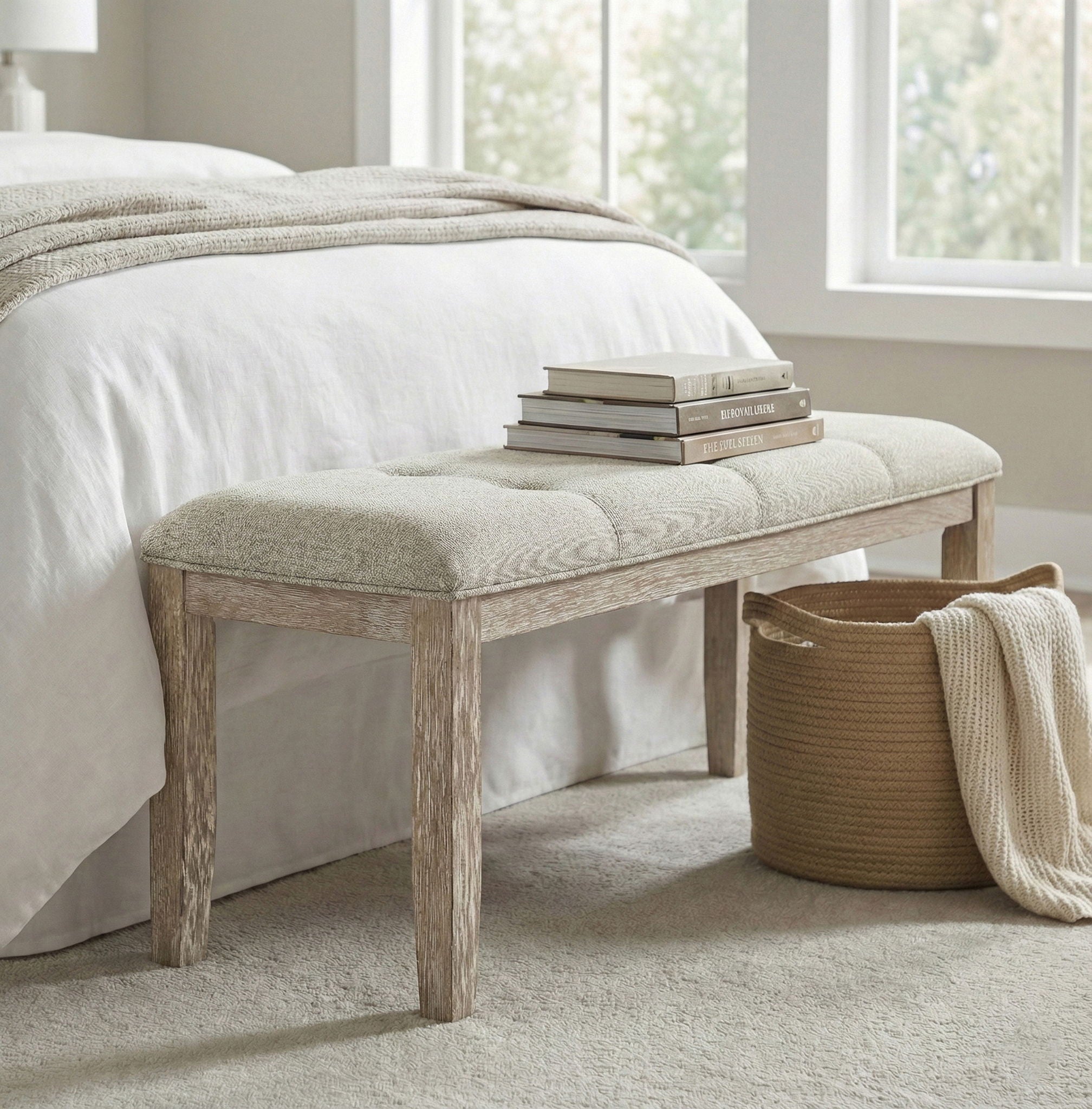 Ananda - Fabric Upholstered Bench