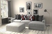 Arlo - Oversized Sofa Chaise With Cocktail Ottoman