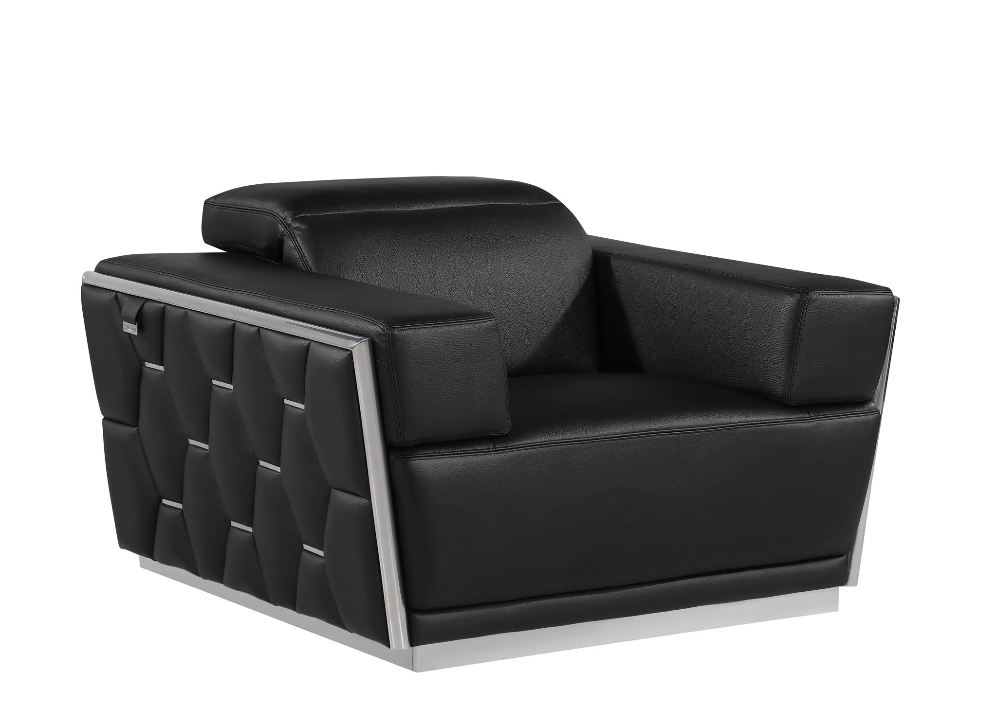 1111 - Leather Chair - Beige