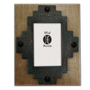Picture Frame - 4" x 6" Santa Fe Center Picture Frame  - Turquoise