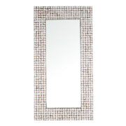Hadas - Floor Mirror - Whitewash