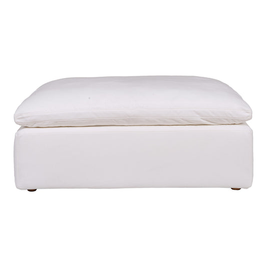 Clay - Livesmart Fabric Ottoman - Cream