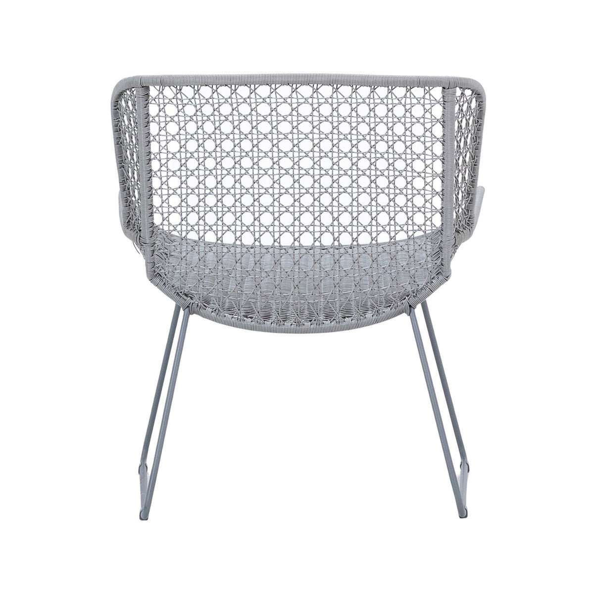 Korina - Outdoor Occasional Chair - Light Gray And Gray