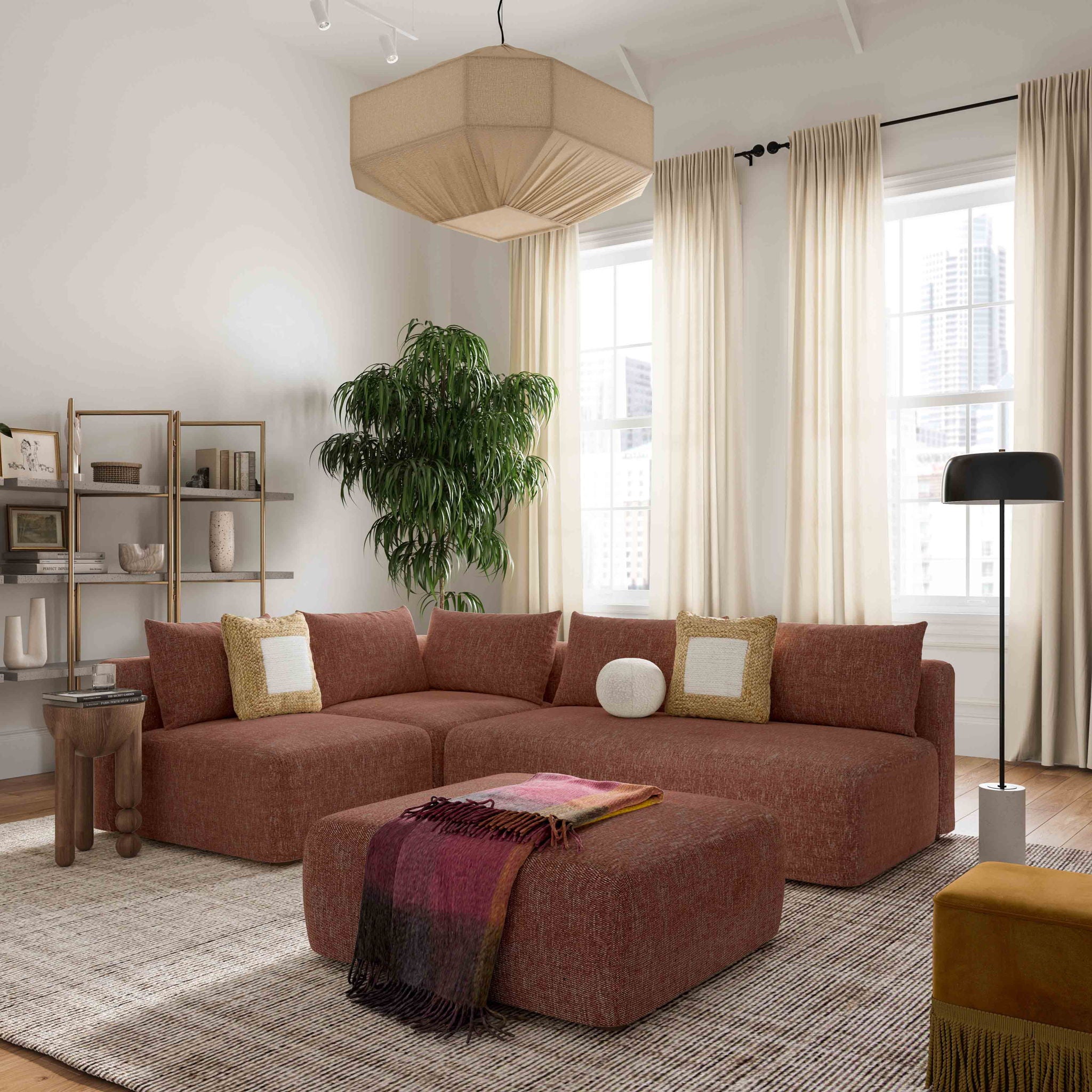 Hangover - 4-Piece Modular Chaise Sectional