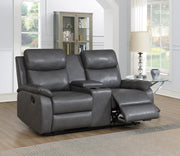 U185 - Motion Loveseat - Gray