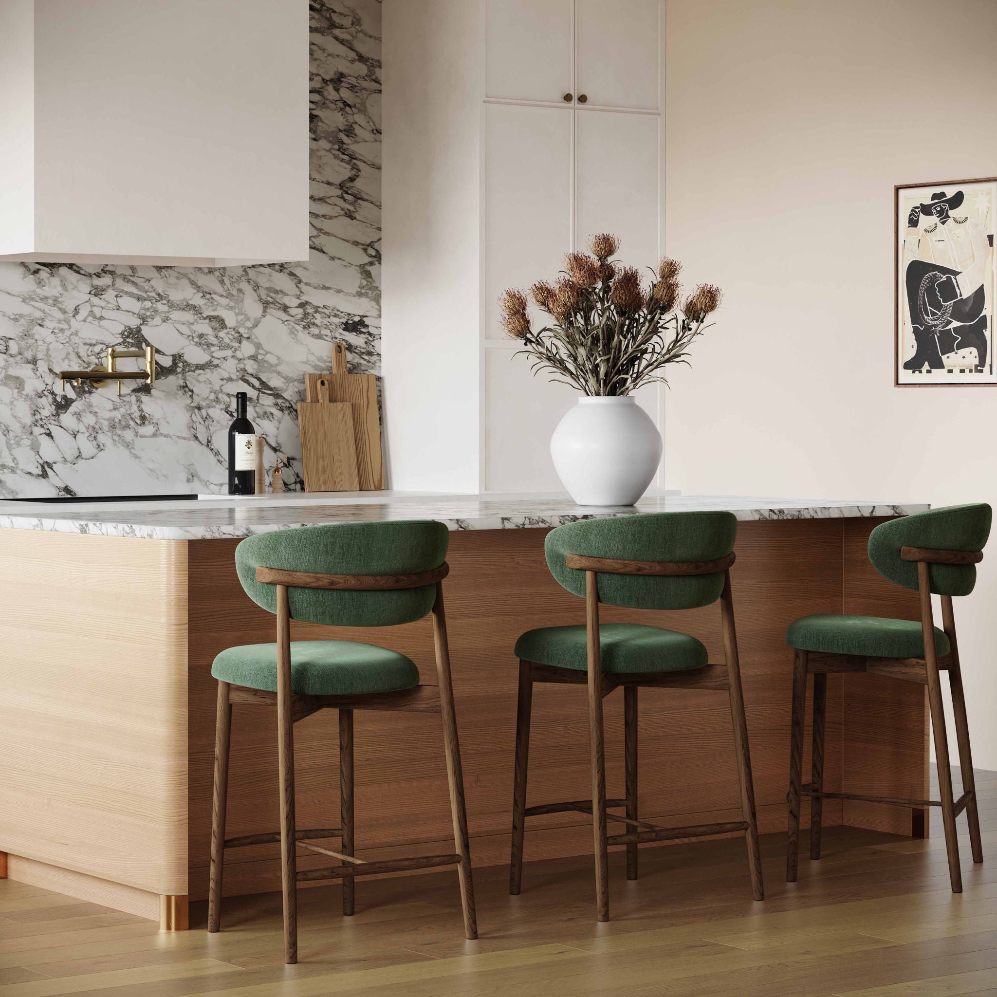 Zinea Counter Stool - Thumbnail 5