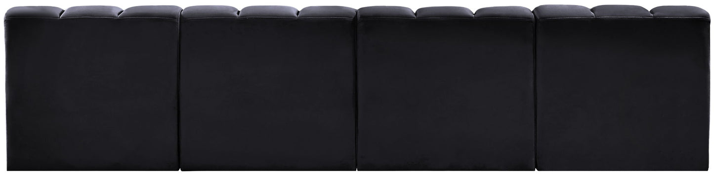 Arc - Velvet 4 Seats Modular Sofa