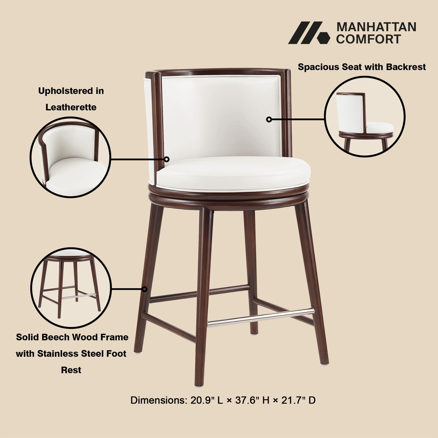 Evalyn - Counter Stool