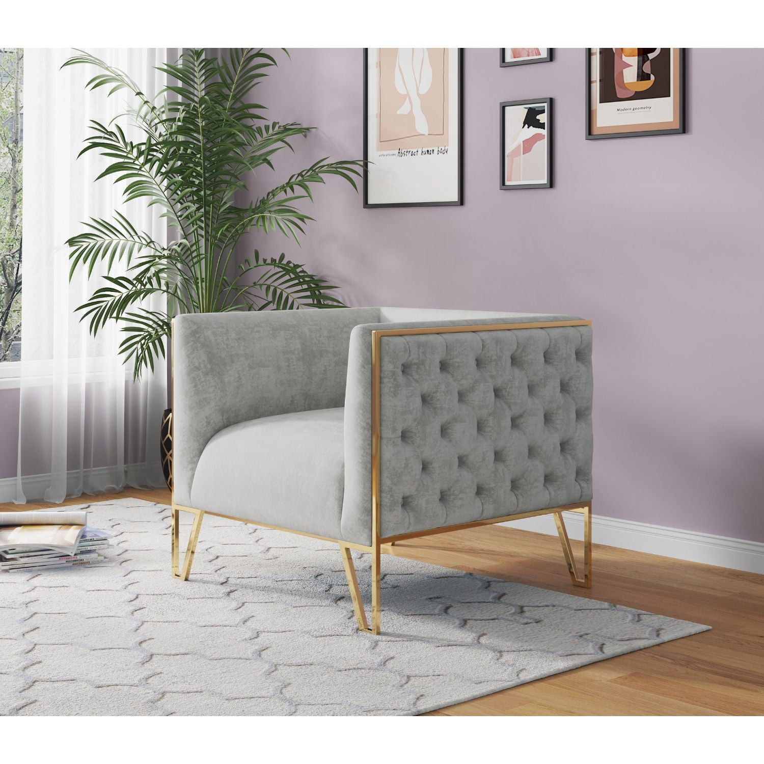 Vector - Lounge Chair - Gray