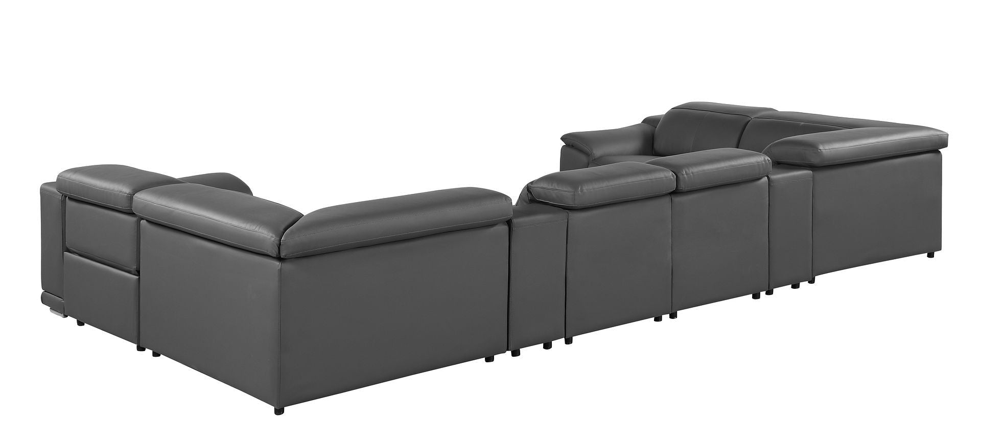 9762 - 8-Piece U-Shaped Sectional Sofa With 2 Power Recliners