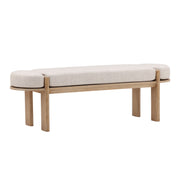 Ella - Bench - Beige And Natural
