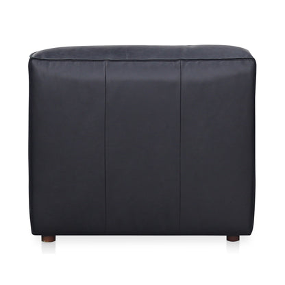 Form - Leather Slipper Chair - Vantage Black