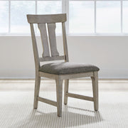 Hallendale - Splat Back Side Chair - Gravel Wash