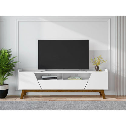 Marcus - TV Stand With 4 Shelves And Soft Close Doors