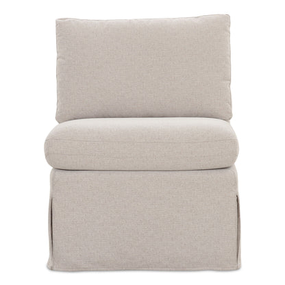 Fable - Slipcover Dining Slipper Chair - Beige