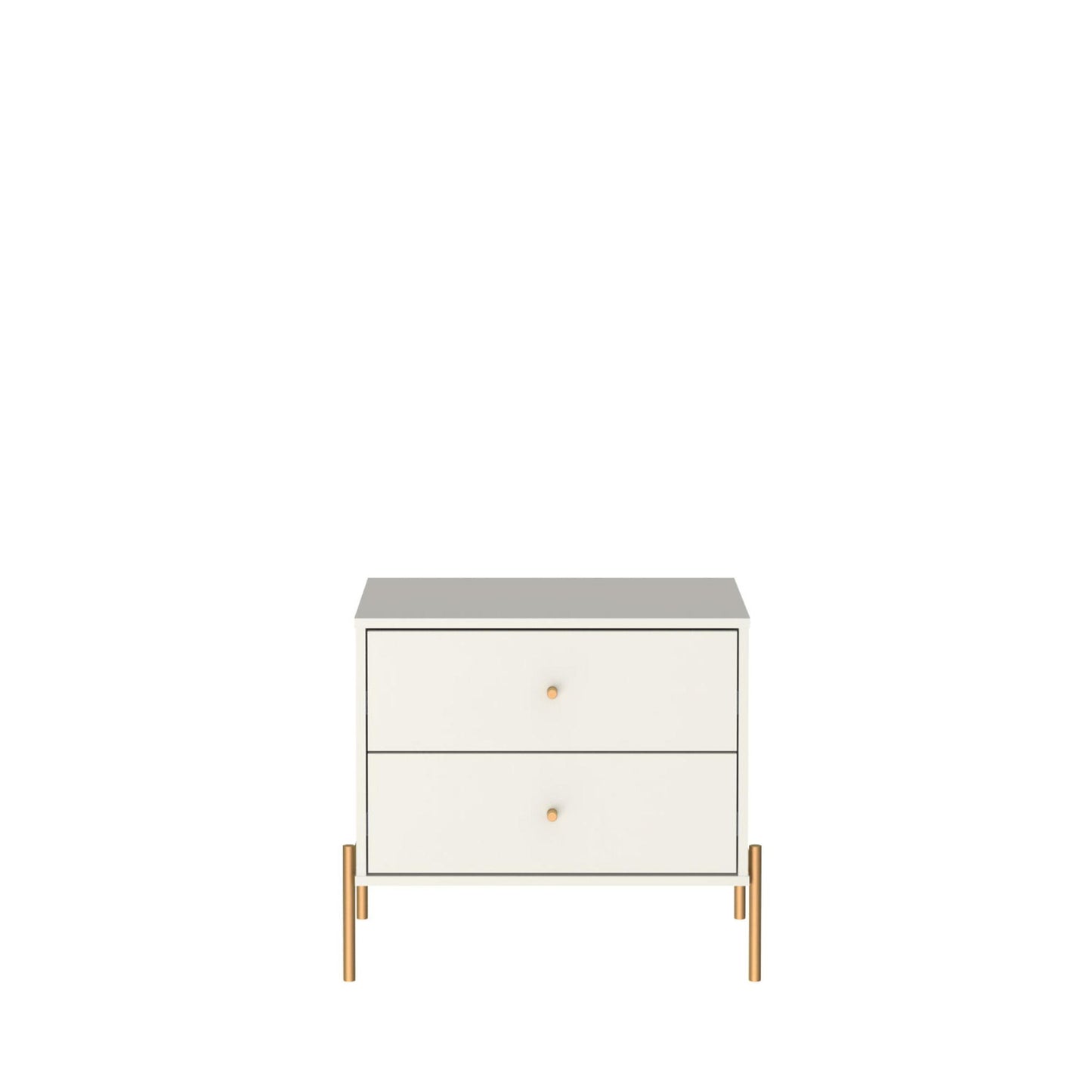 Jasper - Nightstand With 2 Drawers - Off White