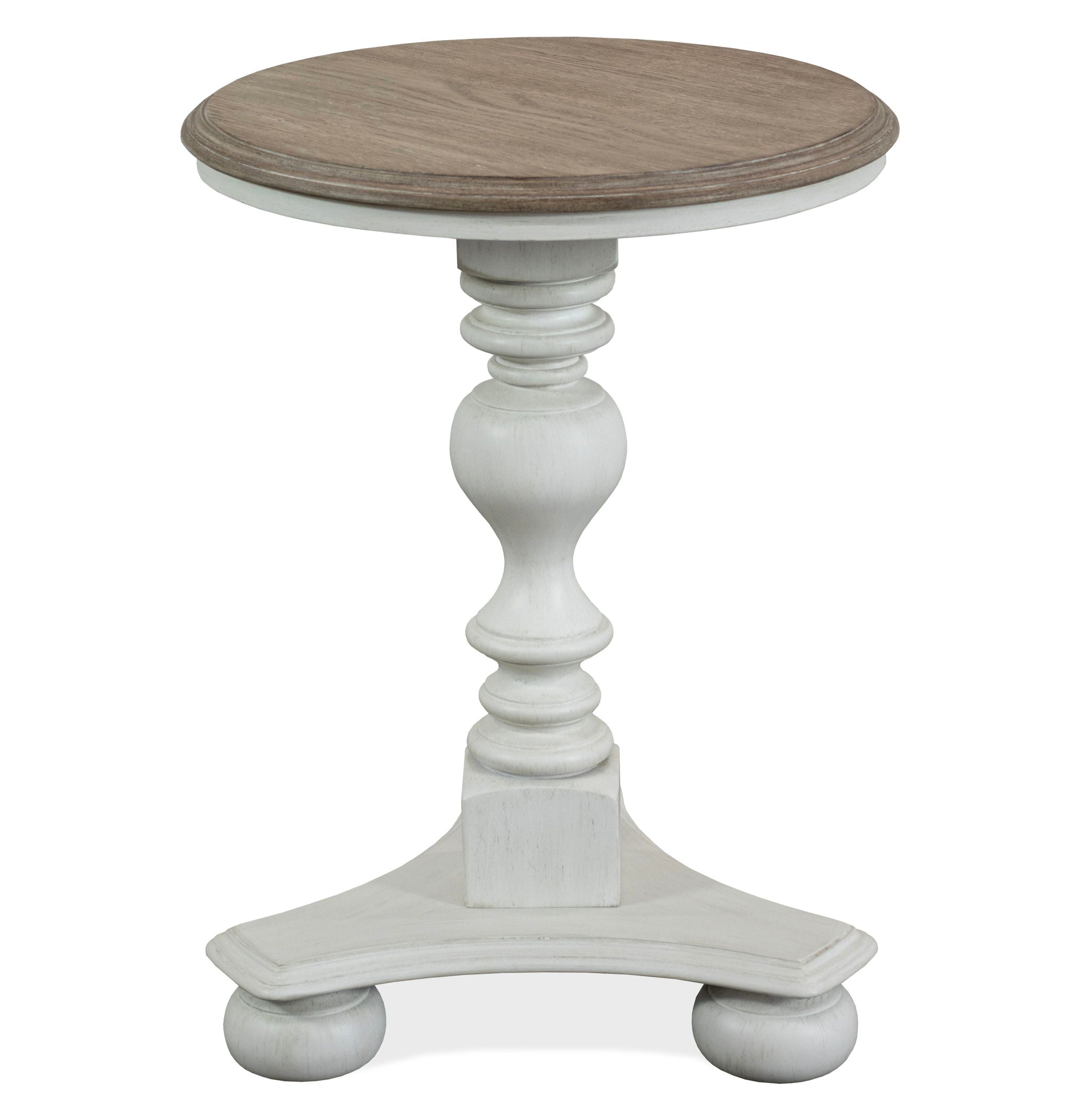 Jameson - Round End Table - White