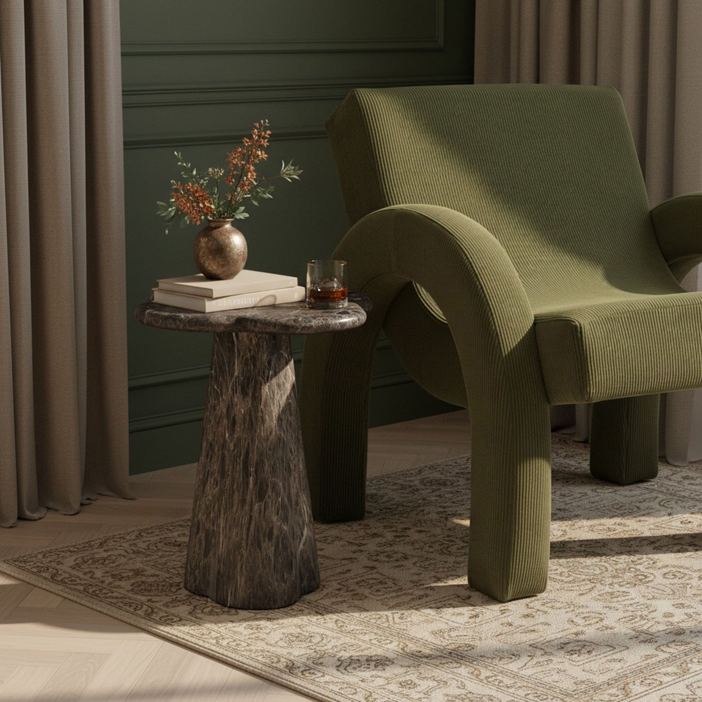 Nola - Concrete Indoor / Outdoor End Table