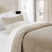 Fairfield - King Sand Velvet Duvet Cover - Sand